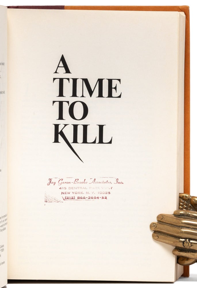 A Time to Kill (Signed first edition)