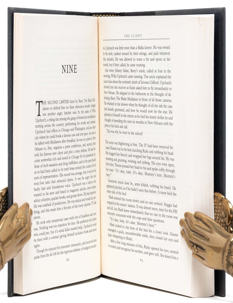 The Client (Inscribed to Grisham's literary agent)