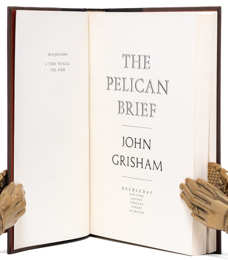 The Pelican Brief (Inscribed to Grisham's literary agent)