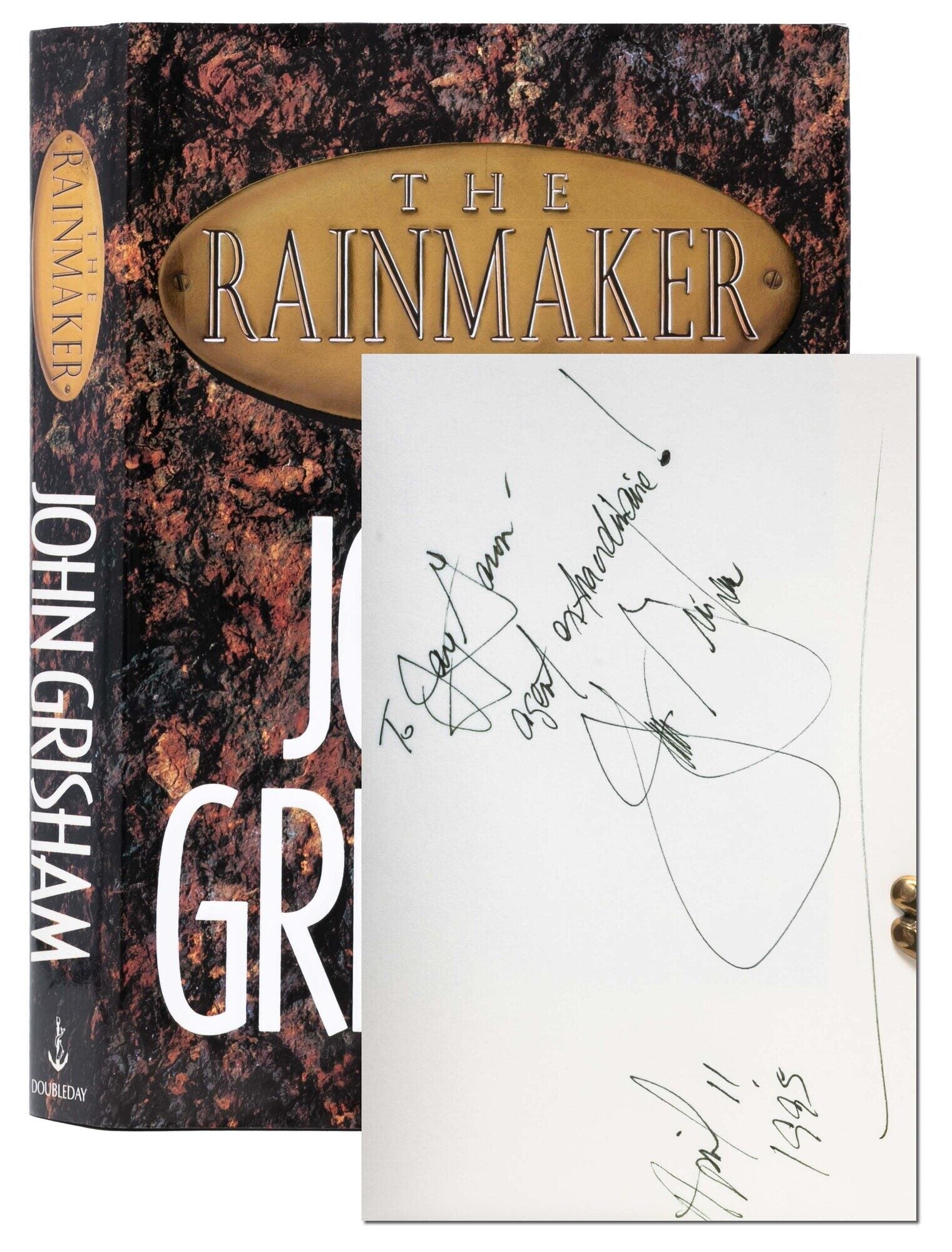 (Item #8199) The Rainmaker (Presentation copy to Grisham's literary agent). John Grisham.