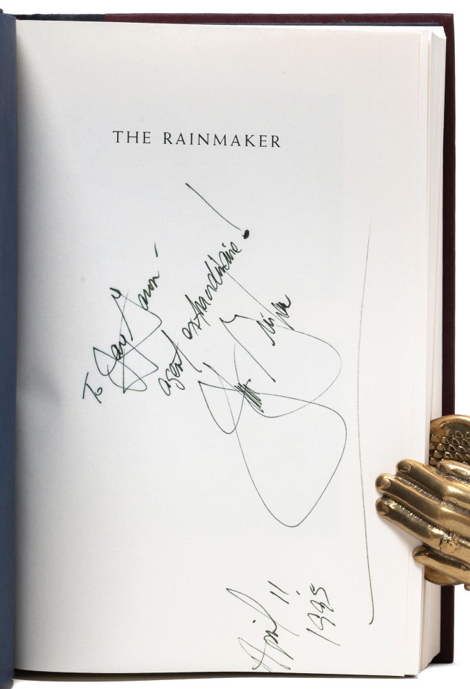 The Rainmaker (Presentation copy to Grisham's literary agent)