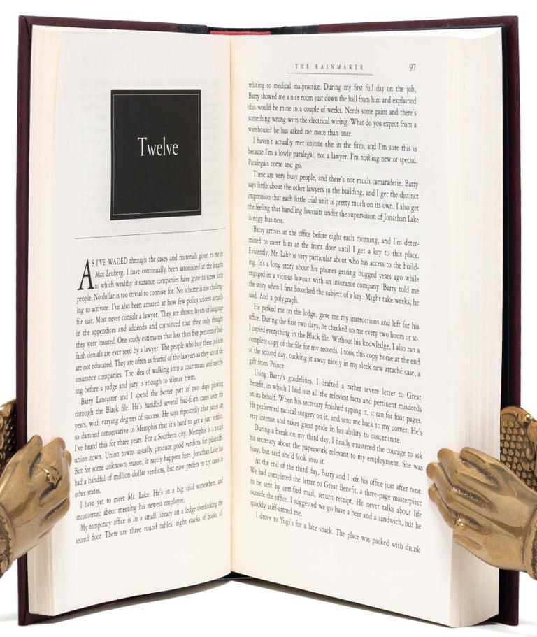 The Rainmaker (Presentation copy to Grisham's literary agent)