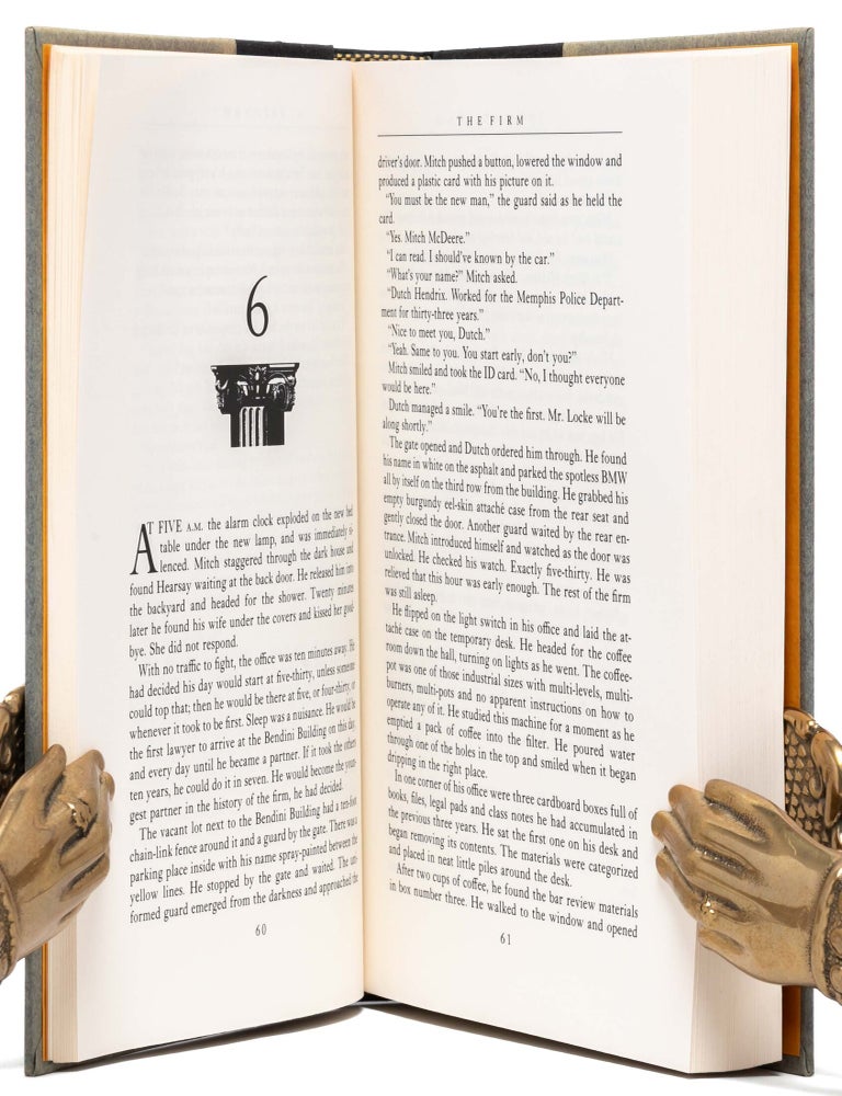 The Firm (Presentation copy to Grisham's literary agent)