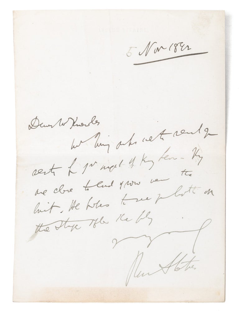 Dracula (with a signed letter)