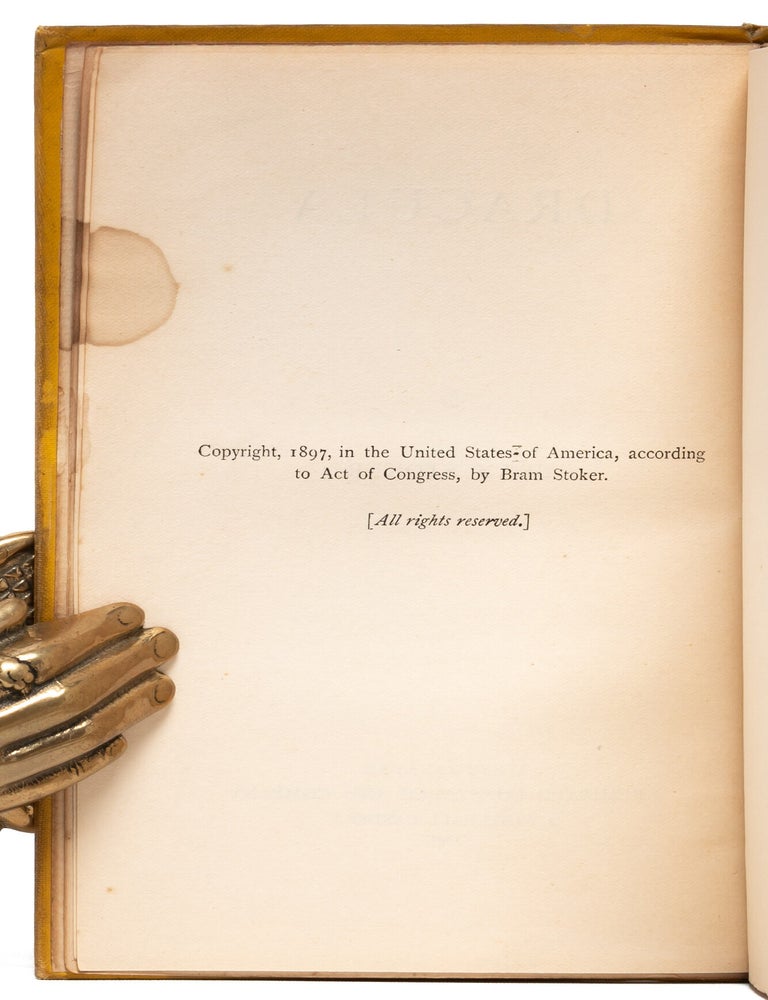 Dracula (with a signed letter)