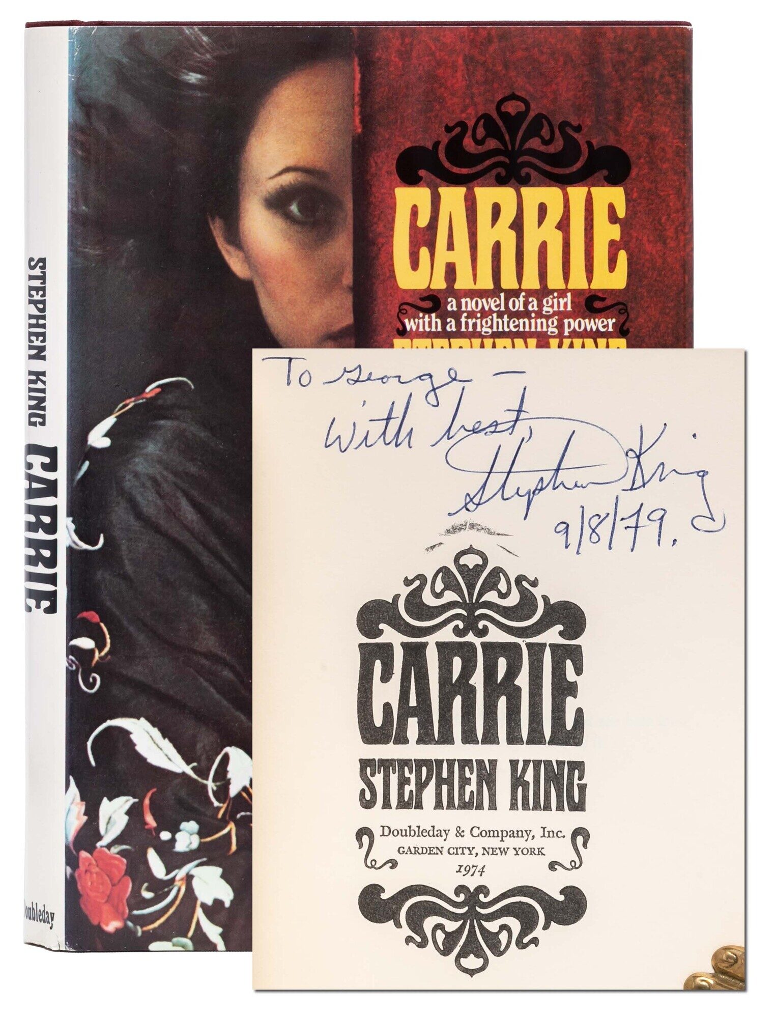 (Item #8212) Carrie (Inscribed first edition). Stephen King.