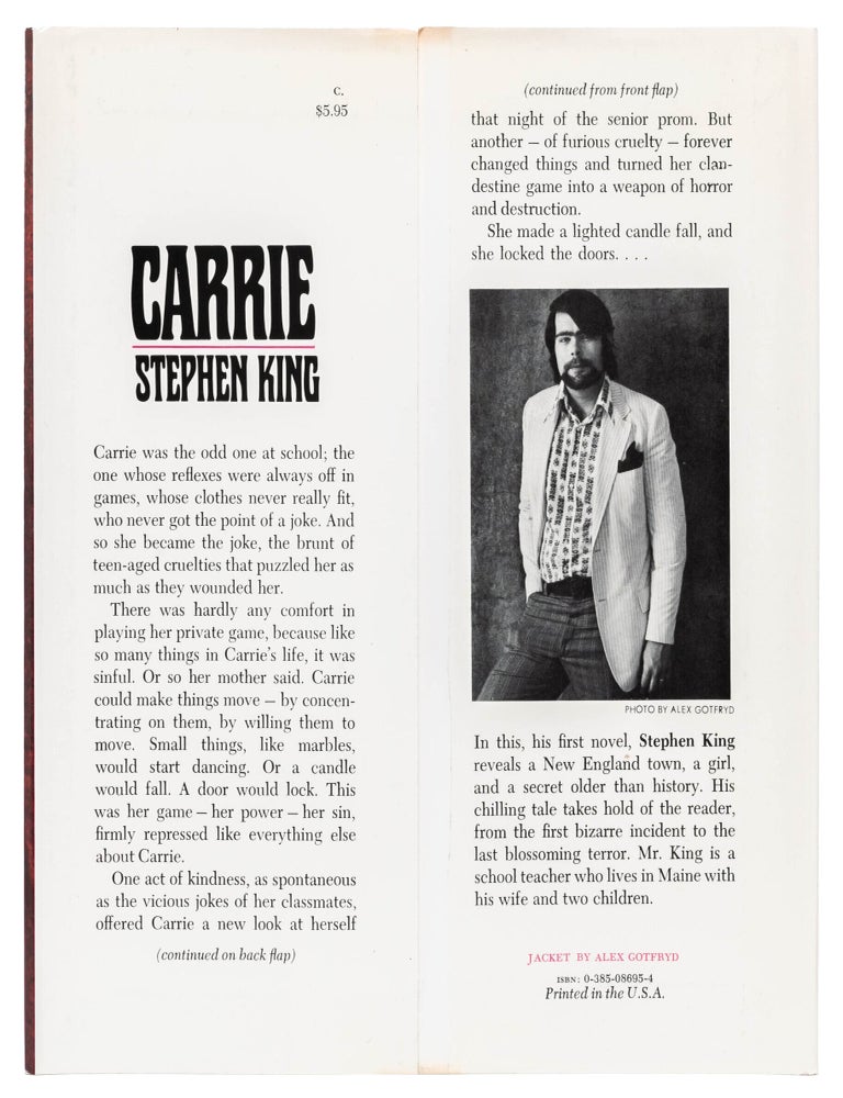 Carrie (Inscribed first edition)