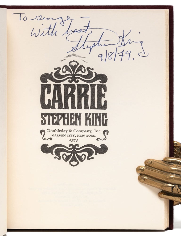 Carrie (Inscribed first edition)