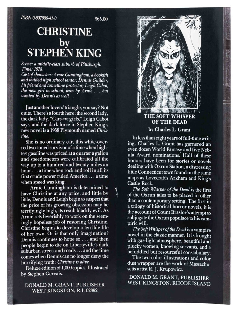 Christine (Signed limited edition)