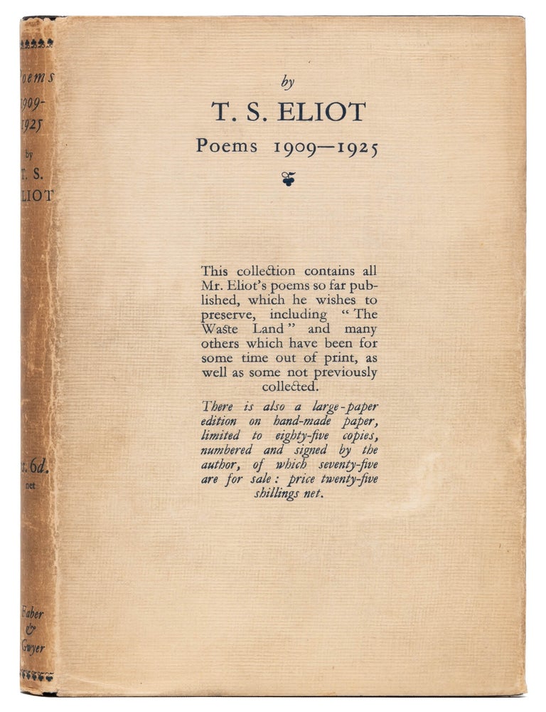 Poems 1909-1925