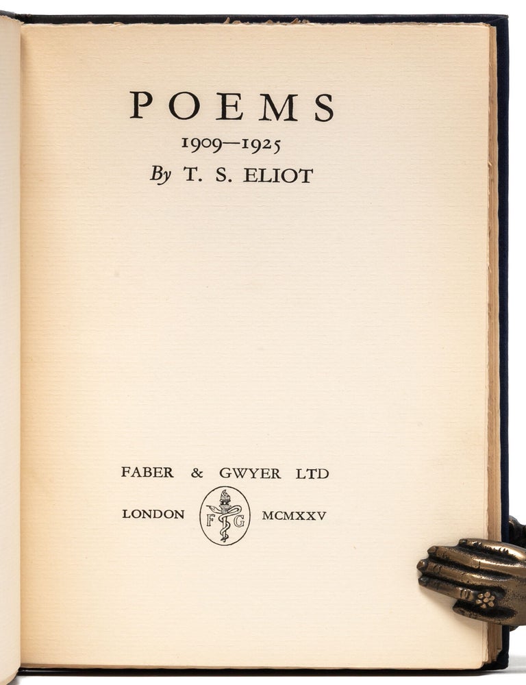 Poems 1909-1925