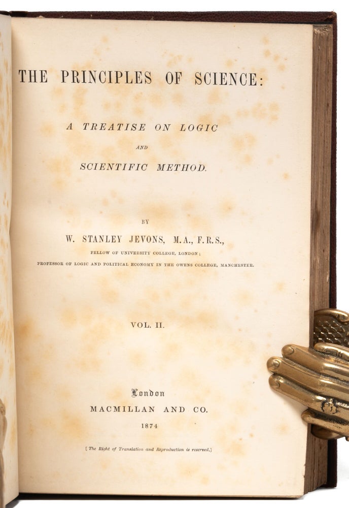 The Principles of Science: A Treatise on Logic and Scientific Method