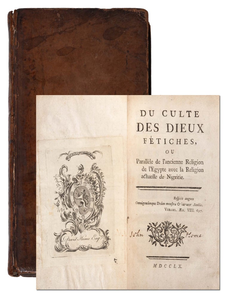 Du culte des dieux f&eacute;tiches [Bound with:] A Treatise on the Putrid and Remitting Marsh Fever...