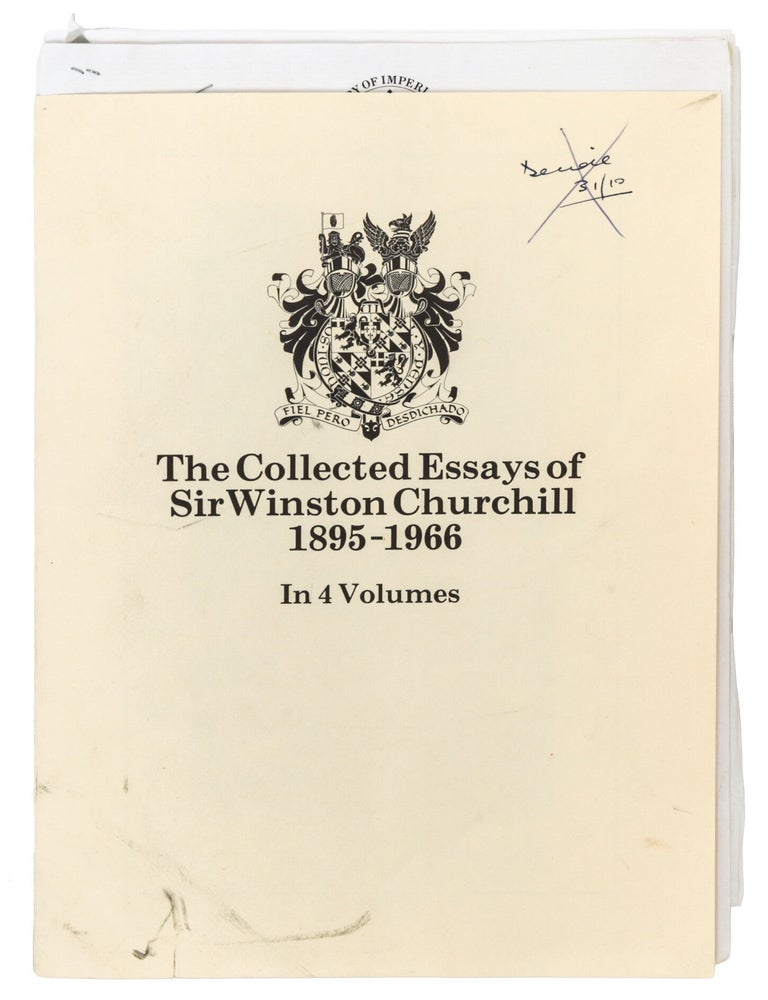 The First Collected Works [with:] Collected Essays. Centenary Limited Edition (in 38 vols.)