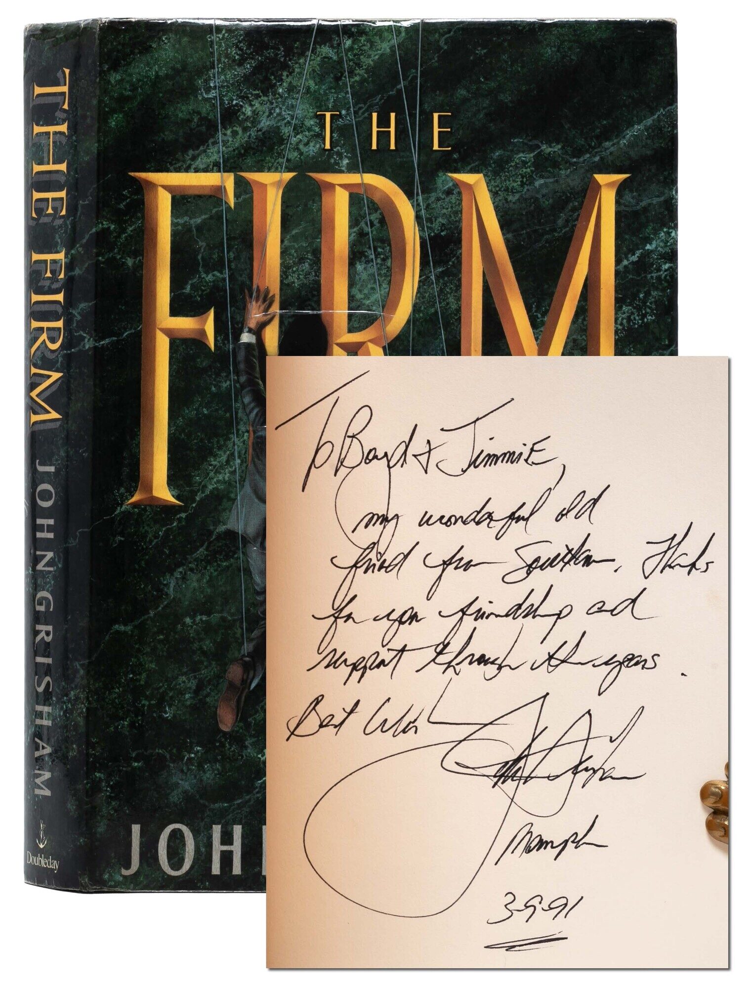(Item #8243) The Firm (Presentation copy). John Grisham.