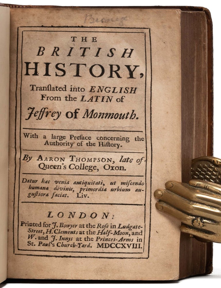 The British History, Translated into English From the Latin