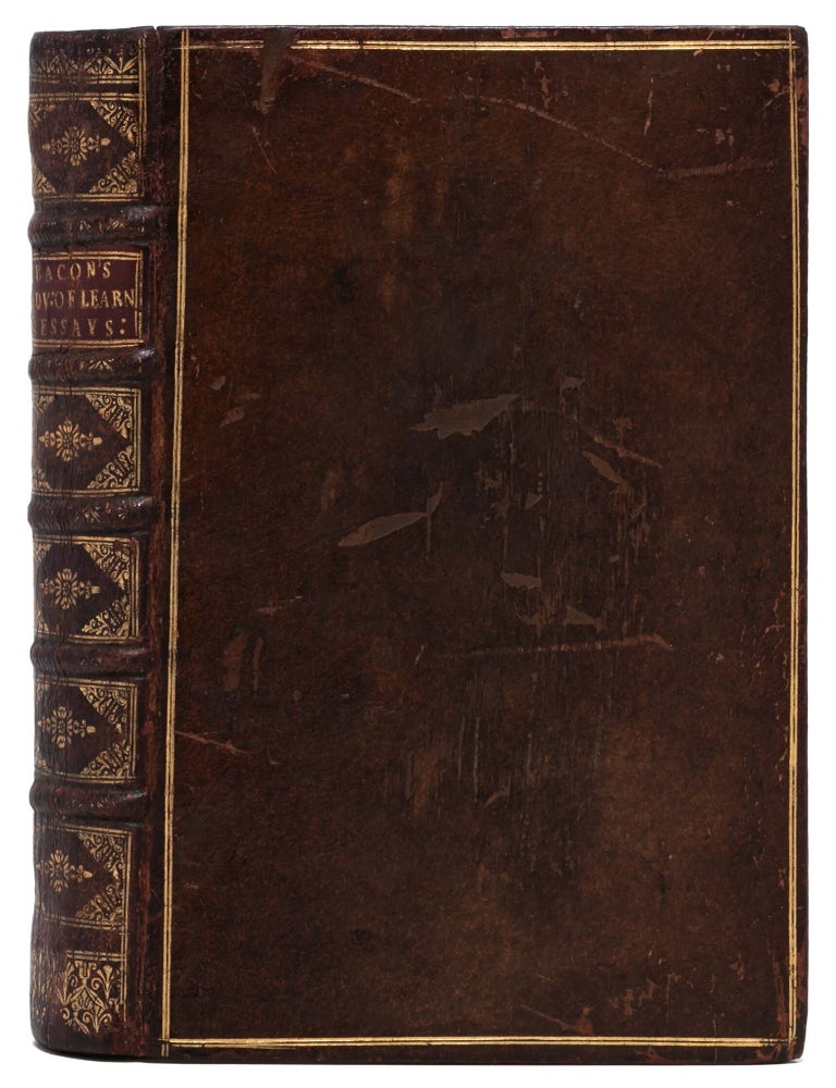 The Tvvoo [Two] Books of Francis Bacon. Of the Proficience and Advancement of Learning, Divine and Humane