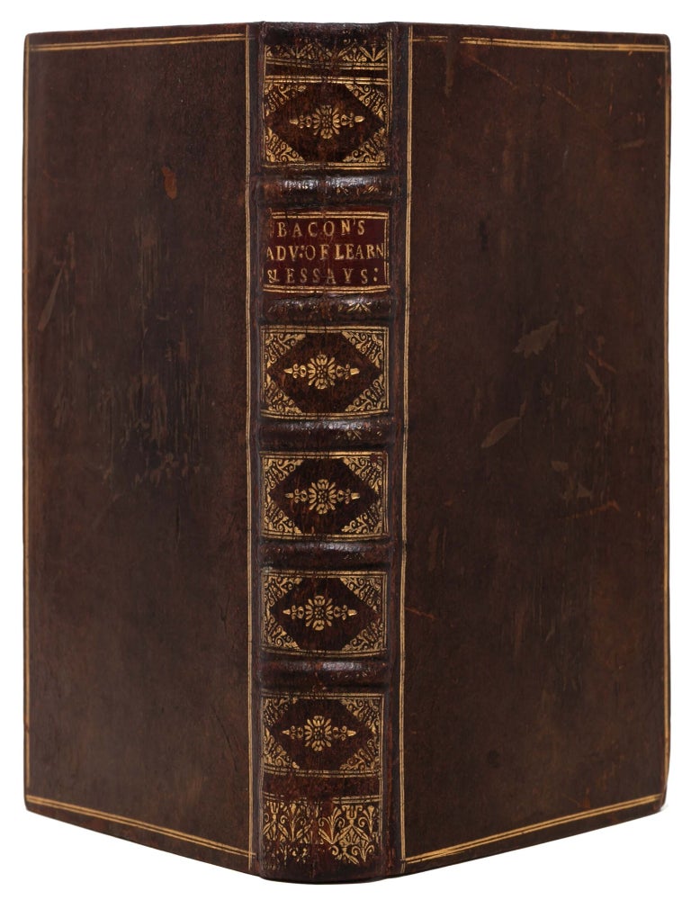 The Tvvoo [Two] Books of Francis Bacon. Of the Proficience and Advancement of Learning, Divine and Humane