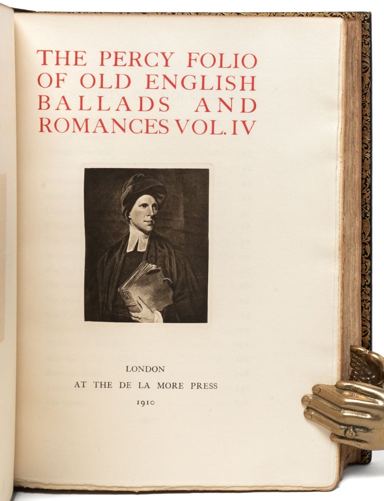 The Percy Folio of Old English Ballads and Romances (in 4 vols.)