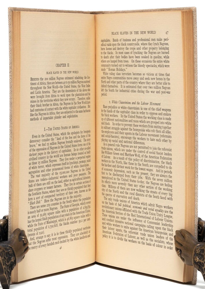 The Life and Struggles of Negro Toilers (Inscribed first edition)