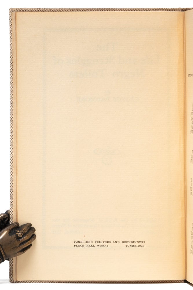 The Life and Struggles of Negro Toilers (Inscribed first edition)