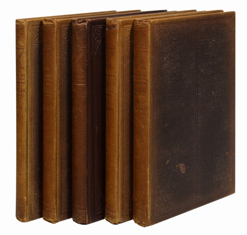 (Item #910) Les Miserables (in 5 volumes). Victor Hugo.