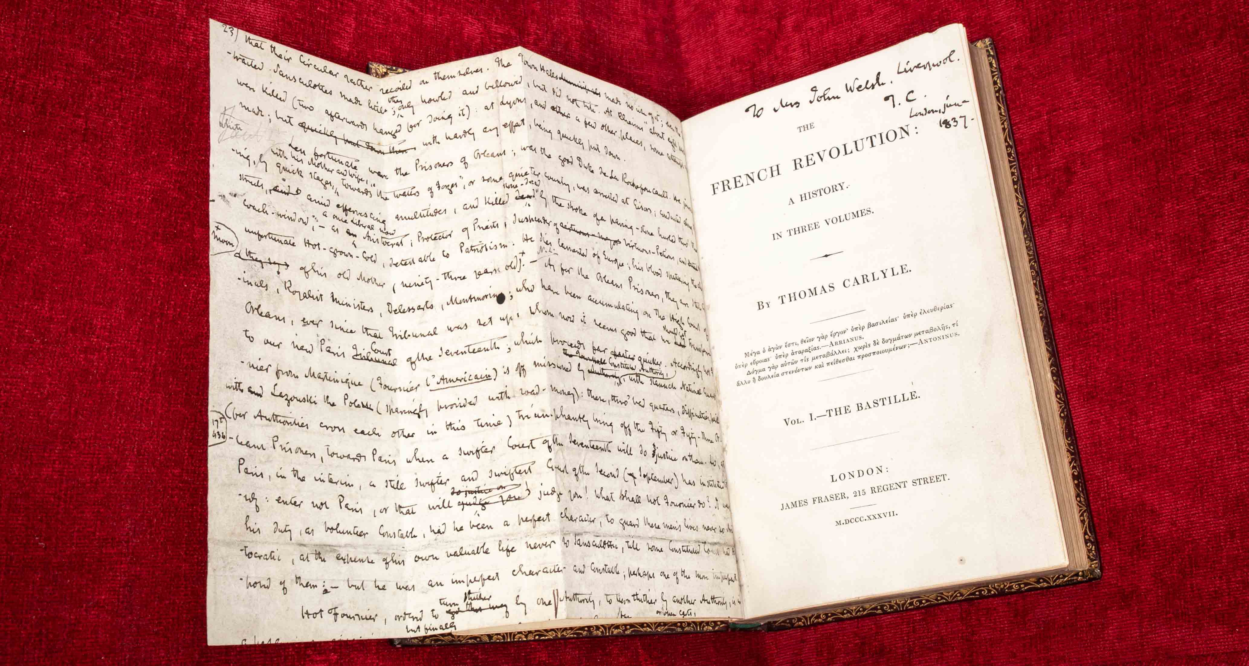 Highlight Image for The French Revolution. A History (Family presentation copy